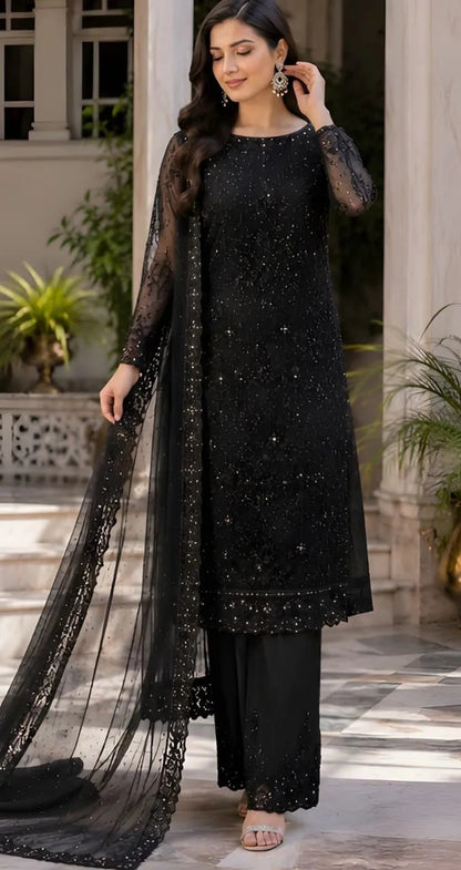 Long Shirt 3 Peace Net Cut Dana