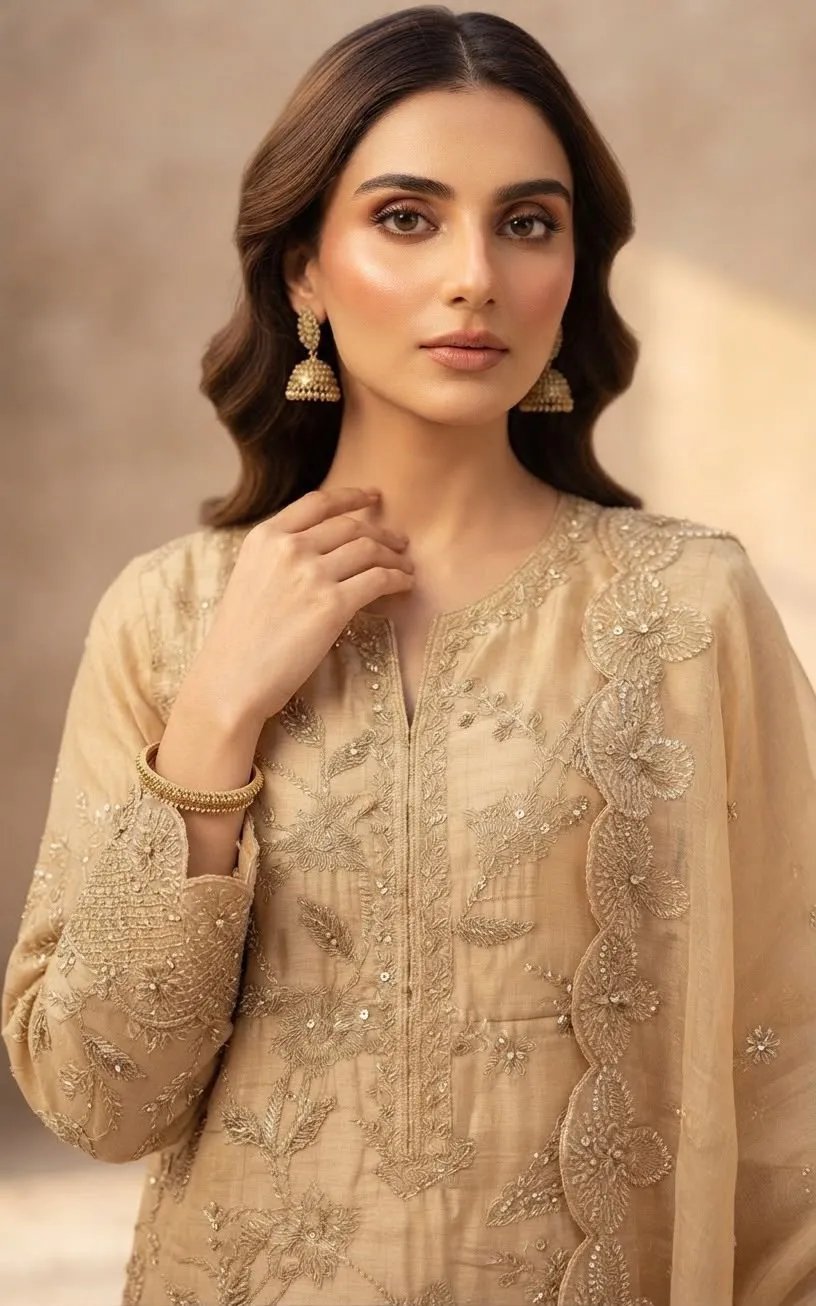 3 Piece Suit Long Shirt Shisha Silk Cut Dana