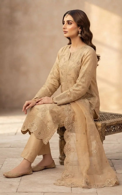 3 Piece Suit Long Shirt Shisha Silk Cut Dana