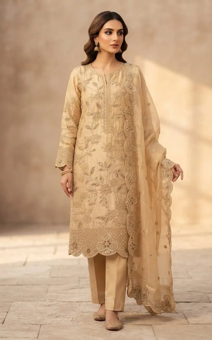 3 Piece Suit Long Shirt Shisha Silk Cut Dana