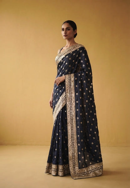 New Indian Shisha Silk Saree