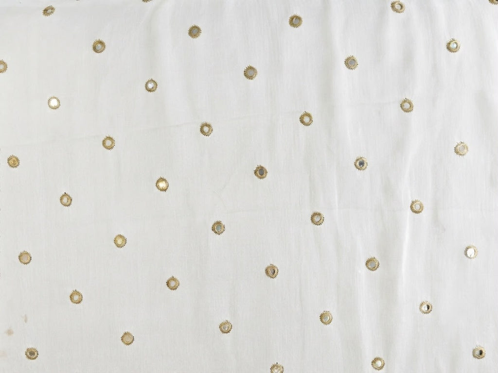 Chiffon White Dupatta (3 Yards)
