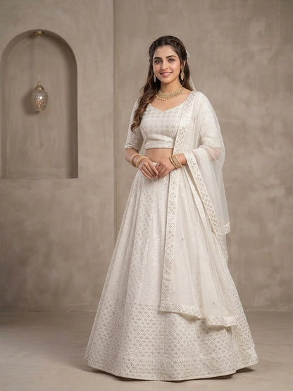 Elegance – Men’s Sherwani Women’s Raw Silk Lehenga Pair